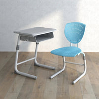 HKM-461971 Durable PP Plastic School Desk with Modern Ergonomic Design