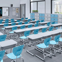 HKM-461971 Durable PP Plastic School Desk with Modern Ergonomic Design