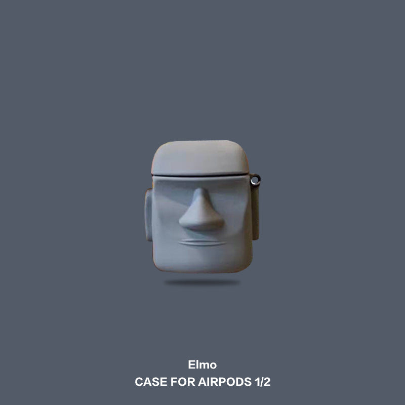 HKM-462035 Creative Stone Aimo Soft Silicone Bluetooth Headset Cover for AirPods 1/2 & AirPods Pro 3