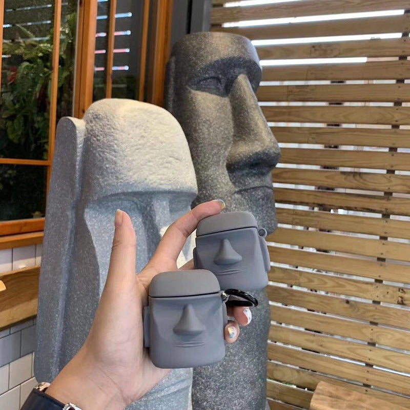 HKM-462035 Creative Stone Aimo Soft Silicone Bluetooth Headset Cover for AirPods 1/2 & AirPods Pro 3