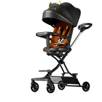 HKM-462035 Portable Foldable Reclining High Seat Baby Stroller Handcart for Children
