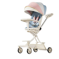 HKM-462035 Portable Foldable Reclining High Seat Baby Stroller Handcart for Children