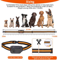 HKM-4620989 Rechargeable Dog Training Collar with 3 Training Modes, IP65 Waterproof, 984FT Range, Safety Lock, and Adjustable Correction Levels