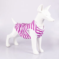 HKM-4621117 Comfortable and Breathable Striped Dog Vest in Various Colors and Sizes