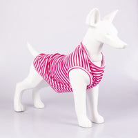 HKM-4621117 Comfortable and Breathable Striped Dog Vest in Various Colors and Sizes