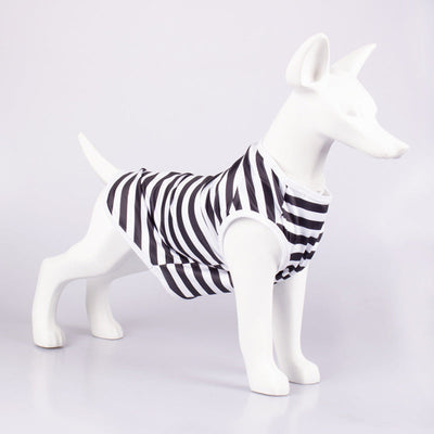 HKM-4621117 Comfortable and Breathable Striped Dog Vest in Various Colors and Sizes