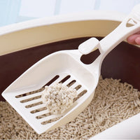 HKM-4621501 Durable Cat Litter Shovel with Comfortable Handle ¨C Eco-Friendly PP Material, Ideal for Litter and Food