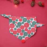 HKM-4622909 Christmas-Themed Dog Bib Accessories Set with Scarves, Bow Ties, and Socks in Various Colors