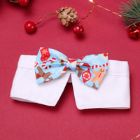 HKM-4622909 Christmas-Themed Dog Bib Accessories Set with Scarves, Bow Ties, and Socks in Various Colors