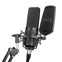 HKM-462355 Large Diaphragm Cardioid Condenser Microphone for Recording and Live Broadcast - Model BY-M1000