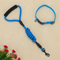 HKM-4625085 Foam Handle Chest Strap and Traction Rope Set for Dogs - Multi-Color Options Available