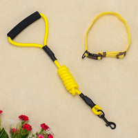 HKM-4625085 Foam Handle Chest Strap and Traction Rope Set for Dogs - Multi-Color Options Available