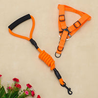 HKM-4625085 Foam Handle Chest Strap and Traction Rope Set for Dogs - Multi-Color Options Available