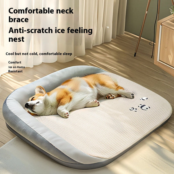 HKM-4625341 Universal Removable and Washable Dog Bed for Spring and Summer - Available in Multiple Sizes and Colors