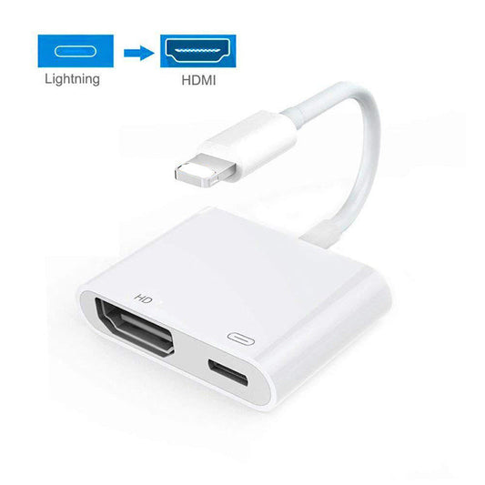 HKM-462675 HDMI Projector Adapter Cable - 1080P Resolution, 0.18m Length, On-Screen Converter in White