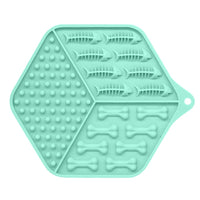 HKM-4627261 Silicone Dog Lick Pad for Puppies - High & Low Temperature Resistant, 17.5cm