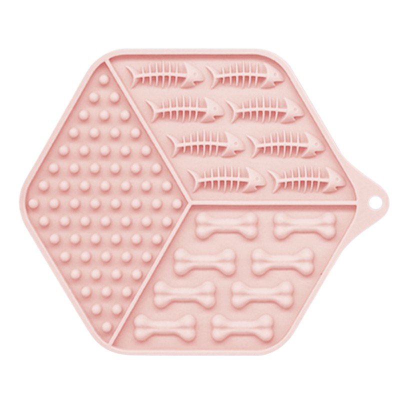 HKM-4627261 Silicone Dog Lick Pad for Puppies - High & Low Temperature Resistant, 17.5cm