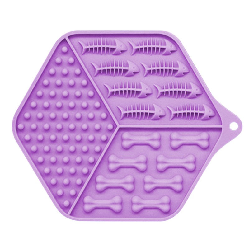 HKM-4627261 Silicone Dog Lick Pad for Puppies - High & Low Temperature Resistant, 17.5cm
