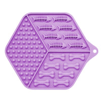 HKM-4627261 Silicone Dog Lick Pad for Puppies - High & Low Temperature Resistant, 17.5cm