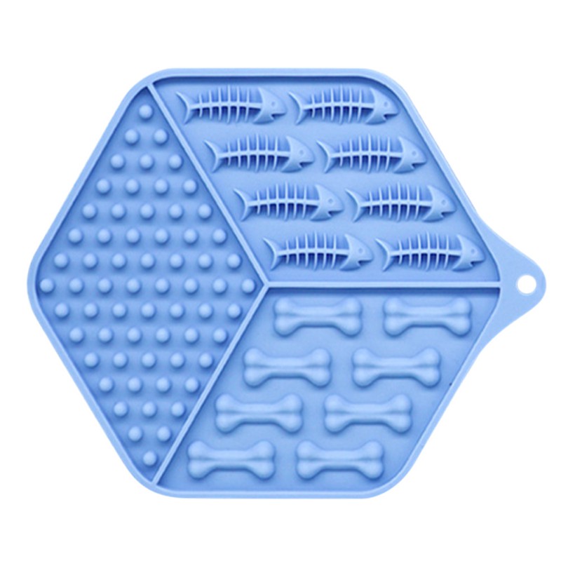 HKM-4627261 Silicone Dog Lick Pad for Puppies - High & Low Temperature Resistant, 17.5cm