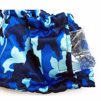 HKM-4628669 Pet Cooling Scarf with Ice Pack - Camouflage Design for Dogs and Cats, Adjustable Neck Size 35-70CM