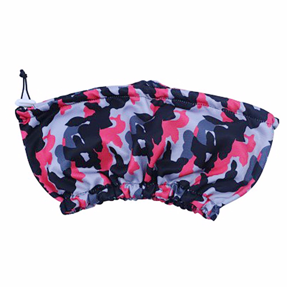 HKM-4628669 Pet Cooling Scarf with Ice Pack - Camouflage Design for Dogs and Cats, Adjustable Neck Size 35-70CM
