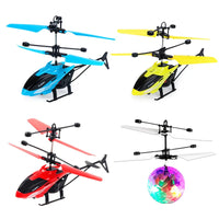 HKM-462995 Remote Control Mini Helicopter with LED Lights and Gesture Sensor for Indoor-Outdoor Fun