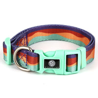 HKM-4630845 Adjustable Nylon Dog Collar and Leash Set with Harness Vest for Small to Large Dogs