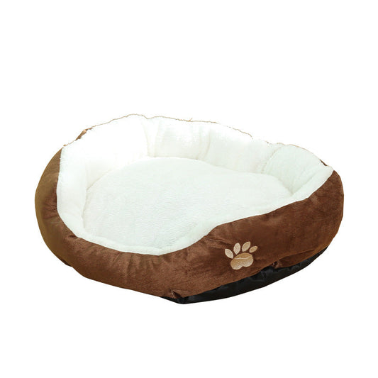 HKM-4631101 Removable and Washable Round Pet Kennel Dog Bed in Multiple Colors and Sizes