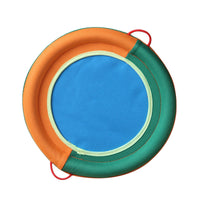 HKM-4631869 Large Dog Interactive Training Toy – Bite-Resistant Linen Frisbee with Sound Paper