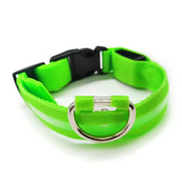 HKM-4633021 Luminous Anti-Lost Dog Collar with Geometric Patterns and Multiple Color Options