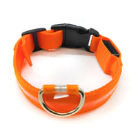 HKM-4633021 Luminous Anti-Lost Dog Collar with Geometric Patterns and Multiple Color Options