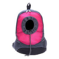 HKM-4633277 Pet Travel Backpack in Rose Red, Green, Blue, Yellow - Mesh Material & High-Quality Leather, Comfortable Size Options