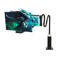 HKM-463379 12-Inch Mobile Phone 3D Screen Amplifier with Adjustable Bracket and Flexible Design