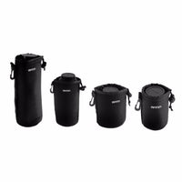 HKM-463379 SLR Camera Lens Bag - Protective Cover in Multiple Sizes (S, M, L, XL) for Diameter Up to 10cm