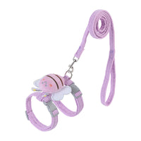 HKM-4634301 Adjustable Escape-Proof Cat Harness and Leash Set in Yellow Bee Plaid for Small to Large Cats