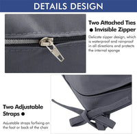 HKM-463507 Custom Waterproof Quick Dry High Resilience Foam Cushions for Outdoor Patio Chairs