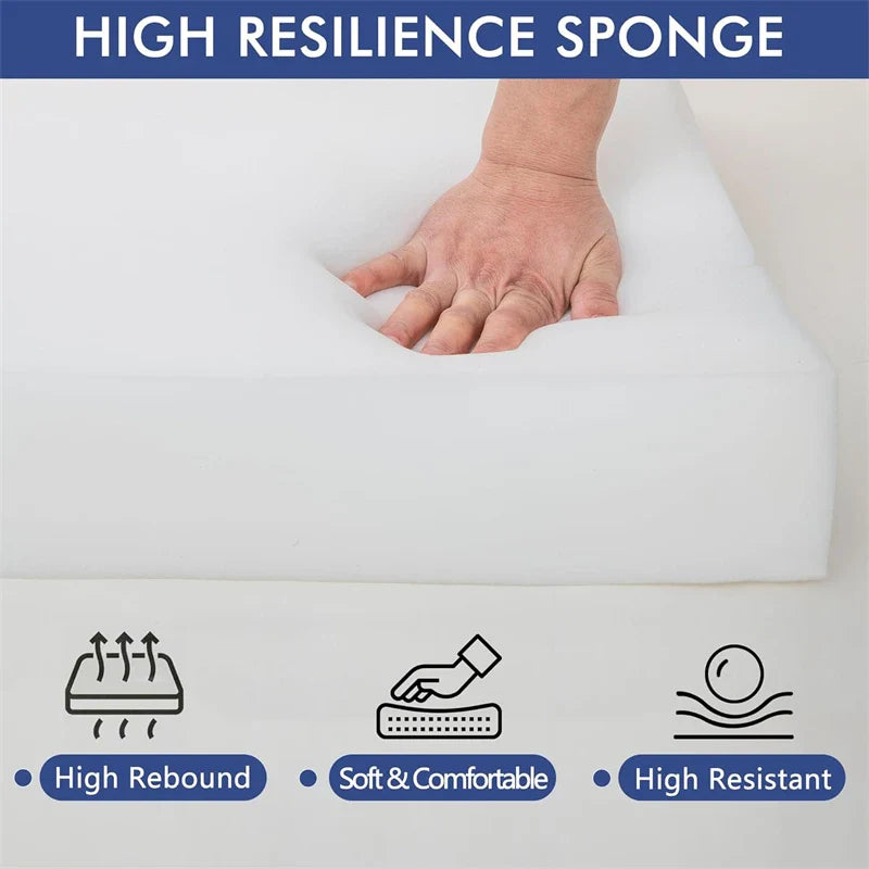HKM-463507 Custom Waterproof Quick Dry High Resilience Foam Cushions for Outdoor Patio Chairs