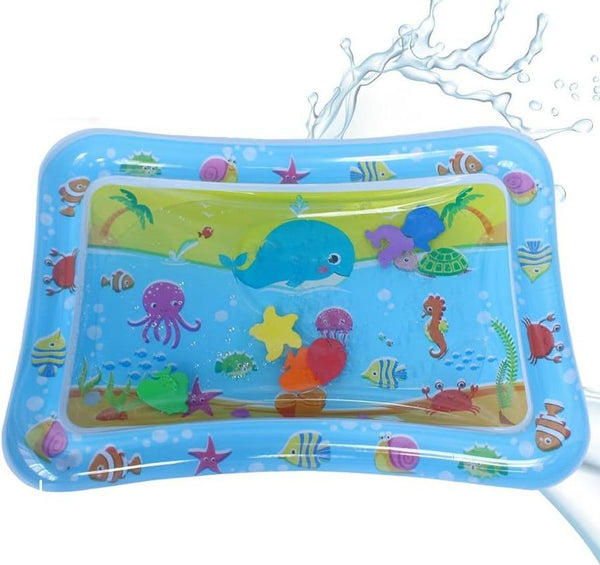 HKM-463507 Inflatable Sensory Water Play Mat for Cats – Thickened Water Sensor Design for Interactive Tummy Time and Play
