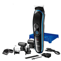 HKM-463571 5-in-1 Men's Electric Hair Clipper with USB Charging, European and American Plug Options