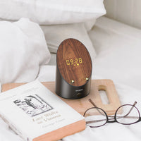 HKM-463635 Portable Bluetooth Speaker with Wireless Alarm Clock and Charging Function, 1000mAh Battery, USB Interface, Aluminum Alloy Design, 6-10 Hours Playtime