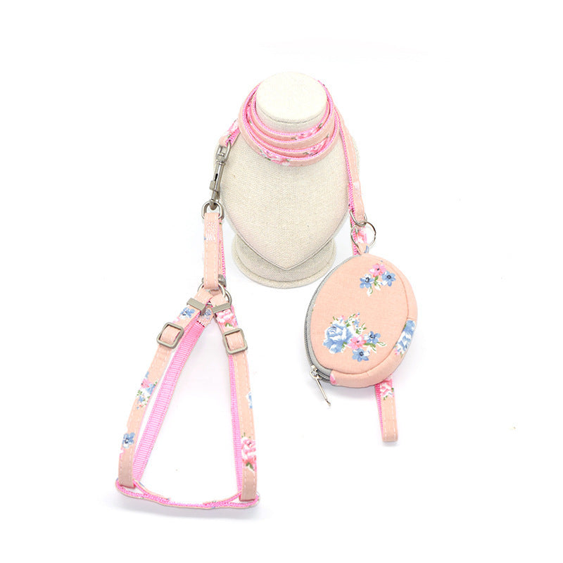 HKM-4636605 Nylon Plaid Chest and Back Traction Rope ¨C Adjustable Sizes for All Seasons