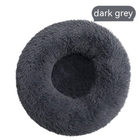 HKM-4636861 Plush Round Washable Dog Kennel for Comfort & Convenience, Multiple Sizes Available
