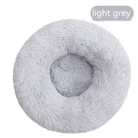 HKM-4636861 Plush Round Washable Dog Kennel for Comfort & Convenience, Multiple Sizes Available