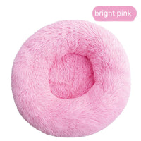 HKM-4636861 Plush Round Washable Dog Kennel for Comfort & Convenience, Multiple Sizes Available