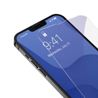 HKM-463699 All Glass Anti Blue Light Tempered Film for iPhone 13 Series - HD Protection and Clean Kit Included