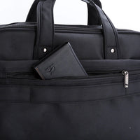 HKM-463699 Lightweight Waterproof Laptop Case for Business Professionals - Custom Logo Polyester Briefcase