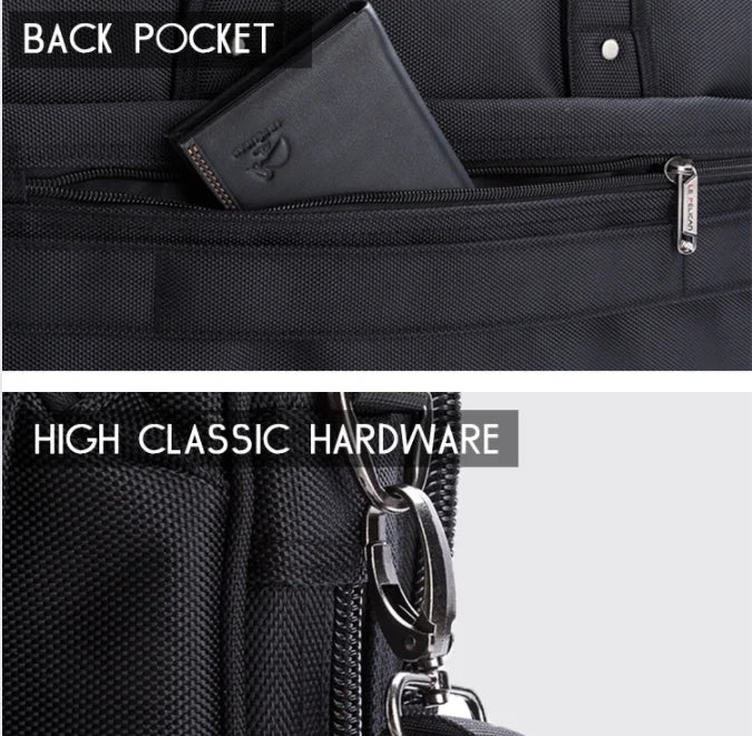 HKM-463699 Lightweight Waterproof Laptop Case for Business Professionals - Custom Logo Polyester Briefcase
