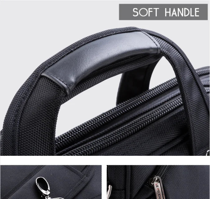 HKM-463699 Lightweight Waterproof Laptop Case for Business Professionals - Custom Logo Polyester Briefcase