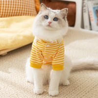 HKM-4637373 Cozy Cartoon Dog Pattern Sweater for Autumn ¨C Yellow & White, Sizes XS-XXL
